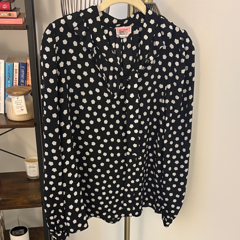 Kate Spade Black and White Blouse